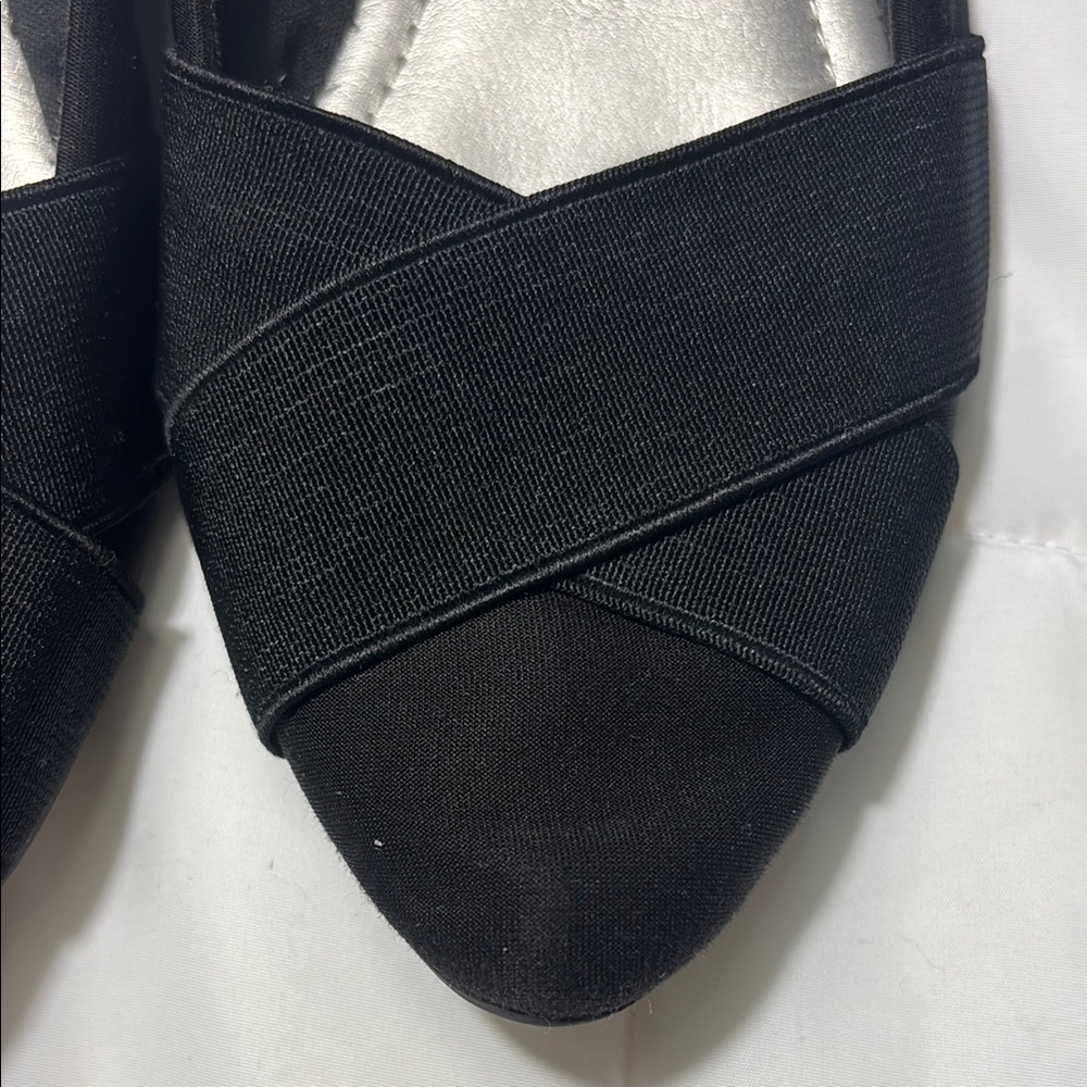Anne Klein Oalise Black Flats Slip-On - Picture 3 of 9